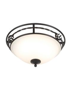 Pembroke 2 Light Flush Light Style A - Black