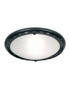 Pembroke 1 Light Flush Light Style B - Black