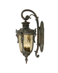 Philadelphia 3 Light Large Down Wall Lantern - Old Bronze