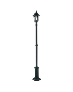 Parish 1 Light Lamp Post - Black