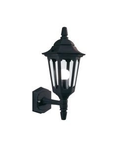 Parish Mini 1 Light Up Wall Lantern - Black