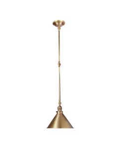 Provence 1 Light Wall Light/Pendant - Aged Brass