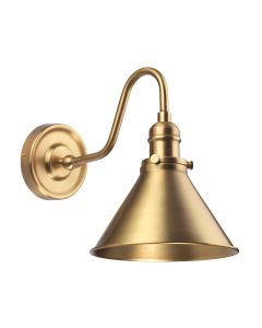 Provence 1 Light Wall Light - Aged Brass