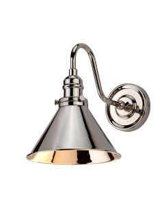 Provence 1 Light Wall Light - Polished Nickel