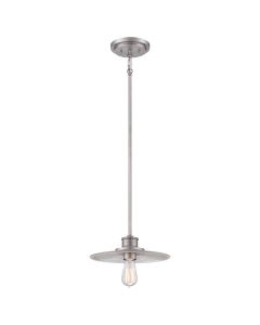 Admiral 1 Light Mini Pendant - Antique Nickel