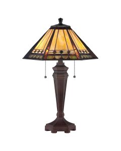 Arden 2 Light Table Lamp - Bronze Patina