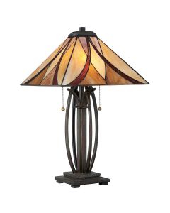 Asheville 2 Light Table Lamp - Valiant Bronze