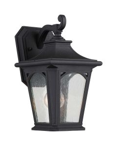 Bedford 1 Light Small Wall Lantern - Mystic Black