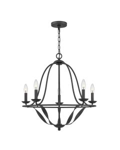 Bradbury 5 Light Chandelier - Grey Ash