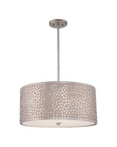 Confetti 4 Light Large Pendant - Old Silver