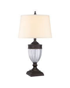 Dennison 1 Light Table Lamp - Paladian Bronze