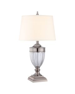 Dennison 1 Light Table Lamp - Polished Nickel