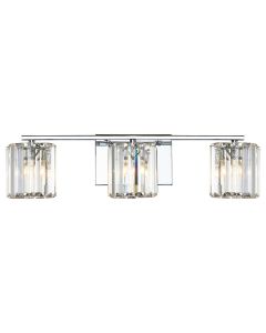 Divine 3 Light Wall Light - Polished Chrome