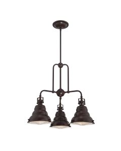 Eastvale 3 Light Chandelier - Palladian Bronze