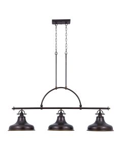 Emery 3 Light Island Light - Palladian Bronze