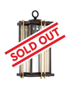 Goldenrod 1 Light Medium Wall Lantern - Western Bronze