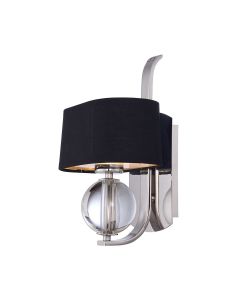 Gotham 1 Light Wall Light - Imperial Silver