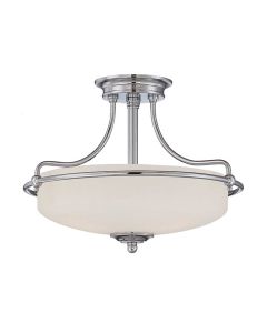 Griffin 3 Light Semi-Flush - Polished Chrome