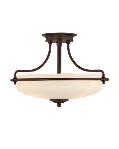 Griffin 3 Light Semi-Flush - Palladian Bronze