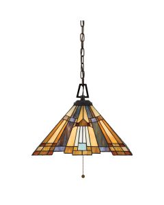 Inglenook 3 Light Pendant - A- Valiant Bronze