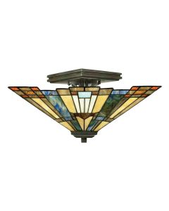Inglenook 2 Light Semi-Flush - Valiant Bronze