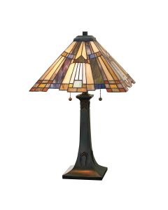 Inglenook 2 Light Table Lamp - Valiant Bronze