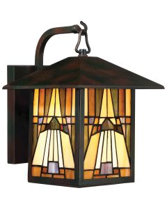 Inglenook 1 Light Outdoor Medium Wall Lantern - Valiant Bronze
