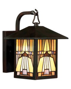 Inglenook 1 Light Outdoor Small Wall Lantern - Valiant Bronze