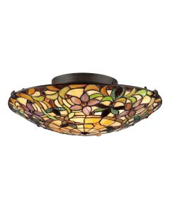 Kami 2 Light Flush - Vintage Bronze