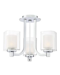 Kolt 3 Light Semi-Flush - Polished Chrome