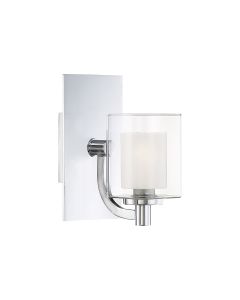 Kolt 1 Light Wall Light - Polished Chrome