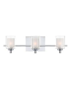 Kolt 3 Light Wall Light - Polished Chrome