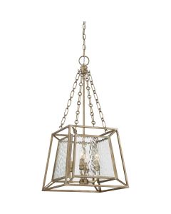 Lakeside 4 Light Tapered Pendant - Vintage Gold