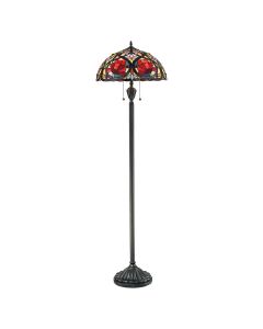 Larissa 2 Light Floor Lamp - Vintage Bronze