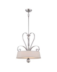 Madison Manor 4 Light Pendant - Imperial Silver