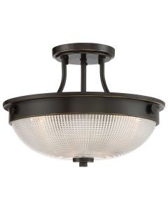 Mantle 2 Light Semi-Flush - Palladian Bronze