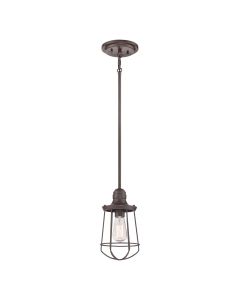 Marine 1 Light Mini Pendant - interior - Western Bronze