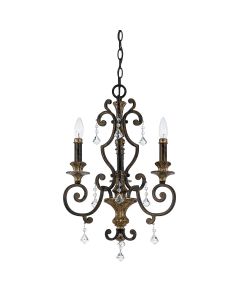 Marquette 3 Light Chandelier - Heirloom