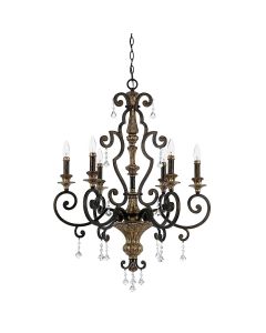 Marquette 6 Light Chandelier - Heirloom