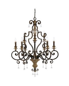 Marquette 9 Light Chandelier - Heirloom