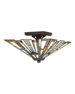 Maybeck 2 Light Flush - Valiant Bronze