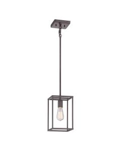 New Harbor 1 Light Mini Pendant - Western Bronze