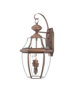 Newbury 2 Light Large Wall Lantern - Lacquered Aged Copper