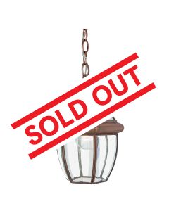 Newbury 1 Light Medium Chain Lantern - Lacquered Aged Copper