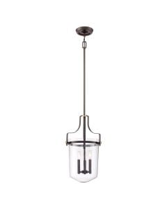 Penn Station 3 Light Pendant - Western Bronze