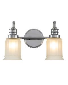 Swell 2 Light Wall Light - Polished Chrome