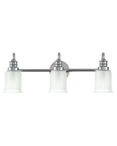 Swell 3 Light Wall Light - Polished Chrome