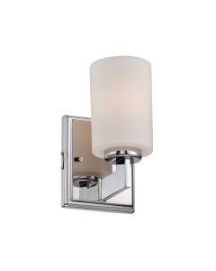 Taylor 1 Light Small Wall Light - Polished Chrome