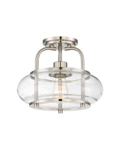 Trilogy 1 Light Semi-Flush - Brushed Nickel