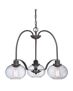 Trilogy 3 Light Chandelier - Old Bronze